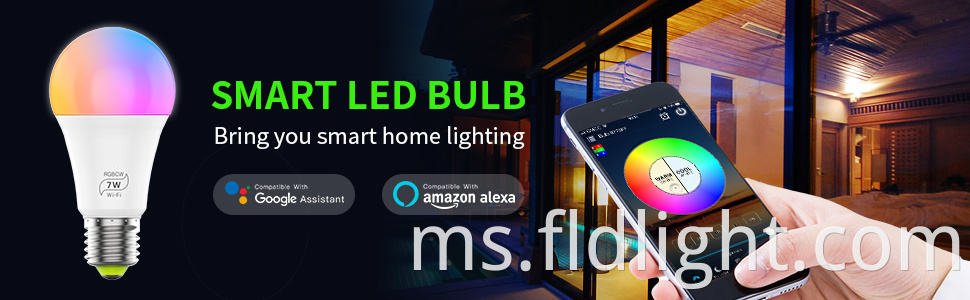 Smart life Bulb With Tuya Alexa Google Home Voice Control